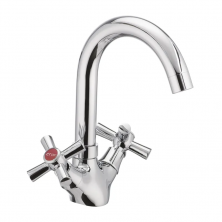 Змішувач для умивальника CRON POLO 274 NUT (Колір хром) (CR0202)