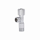 Кран кутовий Thermo Alliance Standart (ручка шестигранник) з вент.буксою 1/2"З х 1/2"З SF3441515