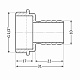 Штуцер Thermo Alliance Standart 10х1/2" ЗР SD4271510