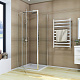 Душова кабіна без піддону KOER SR SC05-90x90x195-TR-01 прозоре скло EASY CLEAN 6мм хром (KR5363)