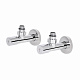 Комплект кранів Thermo Alliance Standart 1/2" НР для рушникосушарки кутовий SF395W15