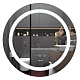 Дзеркало MIXXUS PLAIN MC02-80-CASE з LED Touch, Anti-fog, димером, рег. яскравості, годинником (MI7158)