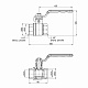Кран кульовий Thermo Alliance Standart 1" 1/2 ВР для води (важіль) SD600NW40PN40