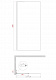 Душова перегородка Walk-In KOER SR SP02-100x200-TR-01 прозоре скло EASY CLEAN 8мм хром (KR5395)