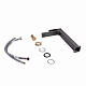 Змішувач для раковини Qtap Gemini високий QTGEM269GMB45680 Gunmetal Black PVD
