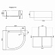 Душовий піддон Lidz KAPIELKA ST80x80x26 з панеллю
