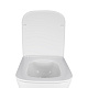 Унітаз підвісний Qtap Crow безобідковий з сідінням Soft-close QT05335171W