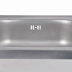 Кухонна мийка Brinex 5050 0,6 мм Satin (BRIN5050SAT06)