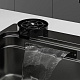 Мийка Zerix ZH7548-SET-03 Nano-Black з вбудованим змішувачем з нерж. сталі (ZM5577)