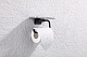 Тримач для туалетного паперу KOER AS-0112-05 з полицею (колір чорний) (KR6174)