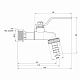 Кран поливальний Thermo Alliance Standart 3/4" SD140W20