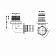 Кут натяжний Icma №1036 d16х2,2-1/2"З 851036ADBO05