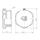 Заглушка SD Forte 3/4" ЗР SF35320