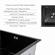 Акційний набір Lidz: мийка H4843 Black PVD 3,0/1,0 мм + Змішувач Aria для кухні з гнучким виливом (k35) Black