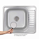 Кухонна мийка Brinex 5848 0,8 мм Satin (BRIN5848SAT08)