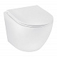 Комплект 4 в 1: Інсталяція Grohe Solido 2 в 1 38971000 + Панель змиву для унітаза Grohe Even Black 38966KV0 + Унітаз безободковий Kroner Harz WHI493736 RIMLESS з сидінням Slim Duroplast / Soft-close / Quick relase KH493736WHIR (38971966KV0KH49R)