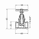 Вентиль латунний SD 20х3/4" ВР (YA)