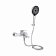 Змішувач для ванни Qtap Slavonice (з душовим гарнітуром) QTSLV259CRM48034 Chrome
