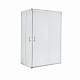 Душова кабіна Lidz Wawel SC100x80.SAT.LOW.FR, скло Frost 5 мм + Lidz Душовий піддон KAPIELKA ST100x80х14