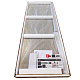 Двері у нішу розсувні KOER SR SD02-120x200-TR-01 прозоре скло EASY CLEAN 8мм хром (KR5384)