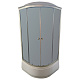 Бокс душовий без гідромасажу з високим піддоном MIXXUS STRONG SB01-90x90x215-FB SATIN матове скло 4мм (MI6884)