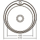 Мийка кухонна ZERIX Z510-08-180E (satin) (ZX1586)