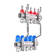 Колекторний блок з витратомірами та євроконусами Koer KR.1210-8 - 1"x8 WAYS (KR5270)
