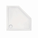 Душовий піддон Qtap Diamond 301112 100x100x12 см + сифон