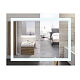 Дзеркало MIXXUS WARM MR12-90x70-REVERSE з LED Touch, Anti-fog, димером, рег. яскравості (MI6675)