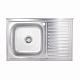 Кухонна мийка Brinex 5080-L 0,6 мм Satin (BRIN5080LSAT06)