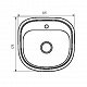 Мийка кухонна Zerix Z4947-08-180MD (micro decor) (ZS0569)
