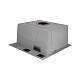 Мийка для кухні інтегрована Lidz Handmade H4545HB Decor Black PVD Honeycomb 2,5/0,5 мм LDH4545HDECBLM49438