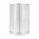 Душова кабіна Lidz Latwa SC80x80.SAT.LOW.FR, скло Frost 4 мм + Lidz Душовий піддон KAPIELKA ST80x80x14