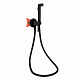 Набор для гігієнічного душу Qtap Inspai-Varius округлий QTINSVARBСRV00440001 Black Matt