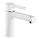 Змішувач для умивальника MIXXUS PREMIUM EDEM 001 WHITE (Колір білий/хром) (MI5843)