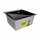 Сушарка на кухонну мийку кутова Lidz Acsis LA16 Black, кругла основа, для посуду 430х175 мм LDACSLA16BLM49769