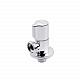 Кран приладовий для підключення Karro 1/2"x3/4" ЗЗ хромований KR-3120 New