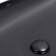 Раковина-чаша Qtap Robin 610х400х145 Matt black з донним клапаном QT132143PMBMB