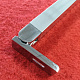 Двері у нішу розпашні KOER SR SD04-120x200-TR-01 прозоре скло EASY CLEAN 10мм хром (KR5387)