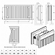 Радиатор стальной Daylux 22 тип 300х900 боковое подключение