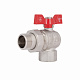 Кран кульовий «Американка» Thermo Alliance Forte 1" кутовий SF221W25