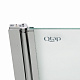Штора на ванну Qtap Standard CRM407513APL скло Pear 6 мм, 75х140 см, ліва