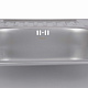 Кухонна мийка Brinex 5848 0,8 мм Satin (BRIN5848SAT08)