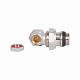 Кран радіаторний Thermo Alliance Base 1/2" ВЗ з антипротіканням кутовий SD229W15