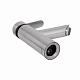 Змішувач для раковини Brinex Pure 001F низький  Nickel BRIPUR001FNKL