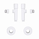 Комплект кранів Thermo Alliance Standart 1/2" З для рушникосушарки кутовий білий SF395W15W