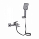Змішувач для ванни Qtap Presto (з душовим гарнітуром) QTPRE259GRP45584 Gunmetal Black