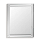Дзеркало настінне ZERIX FONTE MRZ10-60x80-REVERSE прямокутне з декором (ZX5640)