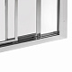 Душевая дверь в нишу Qtap Unifold CRM208.C4 78-81x185 см, стекло Clear 4 мм, покрытие CalcLess
