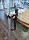 Двері у нішу розсувні KOER SR SD01-120x200-TR-07 прозоре скло EASY CLEAN 8мм графіт (KR5378)